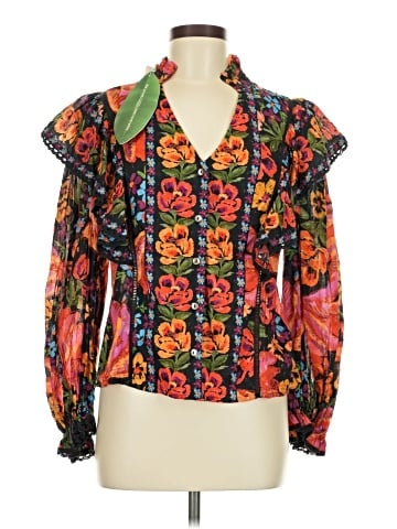 FARM Rio Long Sleeve Blouse (view 1)