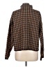 Line & Dot Houndstooth Brown Turtleneck Sweater Size L - photo 2