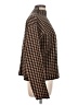 Line & Dot Houndstooth Brown Turtleneck Sweater Size L - photo 4