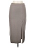 Capella Apparel Solid Gray Formal Skirt Size M - photo 1