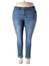 Ann Taylor LOFT Solid Blue Jeans Size 20 - photo 1