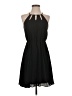 Attention 100% Polyester Solid Black Cocktail Dress Size XS - photo 1