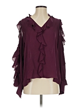 Parker 3/4 Sleeve Silk Top (view 1)