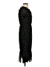 Miss Selfridge 100% Polyester Floral Black Cocktail Dress Size 4 - photo 4