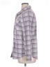 Thread & Supply Plaid Gray Long Sleeve Blouse Size XL - photo 5