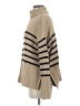 Gap 100% Cotton Stripes Tan Turtleneck Sweater Size S - photo 5
