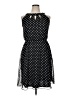 JBS 100% Polyester Polka Dots Black Cocktail Dress Size 14 Petite - photo 1