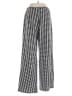 Zara Houndstooth Checkered-gingham Plaid Stripes Black Casual Pants Size S - photo 2