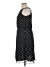 JBS 100% Polyester Polka Dots Black Cocktail Dress Size 14 Petite - photo 5
