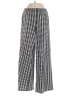 Zara Houndstooth Checkered-gingham Plaid Stripes Black Casual Pants Size S - photo 1