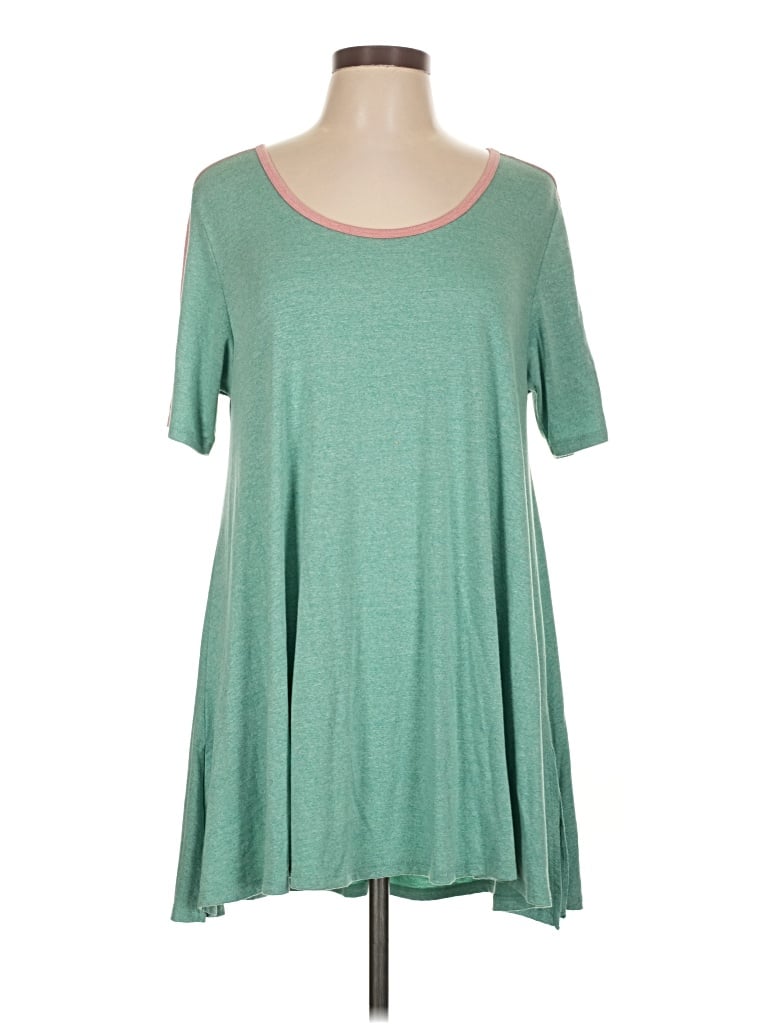 Pre-owned Lularoe Casual Dress In Green