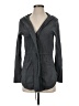 Ann Taylor LOFT 100% Cotton Gray Coat Size S - photo 1