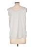 Rae Dunn Silver Sleeveless T-Shirt Size L - photo 2