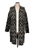 Lucky Brand Chevron-herringbone Gray Coat Size L - photo 1