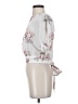 Meraki 100% Polyester Ivory 3/4 Sleeve Blouse Size S - photo 5