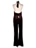 Motel Metallic Burgundy Jumpsuit Size L - photo 2