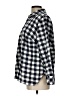 Talbots 100% Cotton Checkered-gingham Black Long Sleeve Button-Down Shirt Size 12 - photo 5