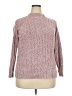 JL Studio Tweed Burgundy Turtleneck Sweater Size 2X - photo 1