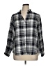 Grayson 100% Lyocell Plaid Black Long Sleeve Button-Down Shirt Size XL (5) - photo 1