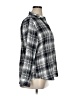 Grayson 100% Lyocell Plaid Black Long Sleeve Button-Down Shirt Size XL (5) - photo 4