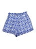 Blue Rain 100% Polyester Print Blue Shorts Size S - photo 2