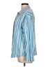 Wild Fable Stripes Blue Long Sleeve Button-Down Shirt Size L - photo 5