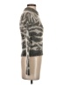 ALLSAINTS Animal Print Gray Turtleneck Sweater Size XS - photo 4