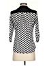 Perseption Concept Chevron-herringbone Black 3/4 Sleeve Blouse Size S (petite) - photo 2