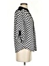Perseption Concept Chevron-herringbone Black 3/4 Sleeve Blouse Size S (petite) - photo 4