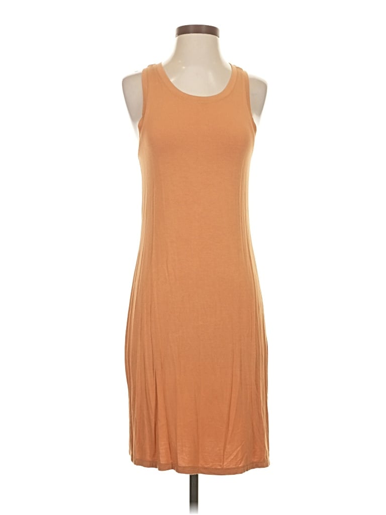 Pre-owned Daily Ritual Casual Dress In Tan