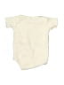 Mango 100% Cotton Ivory Short Sleeve Onesie Size 3-6 mo - photo 2