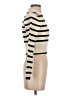 Cider Stripes Ivory Turtleneck Sweater Size XS - photo 4