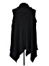 For Cynthia Black Gray Sweater Vest Size L - photo 2