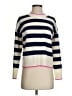 Vilagallo 100% Wool Stripes Ivory Blue Cardigan Size S - photo 1