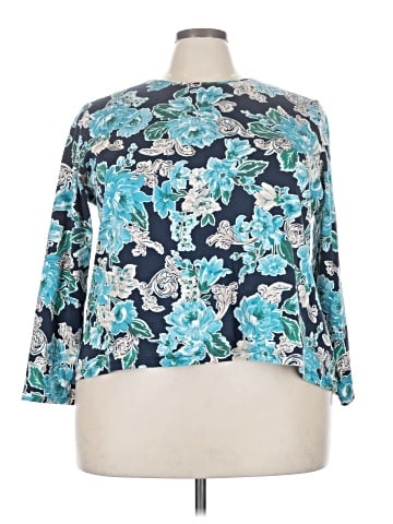 Croft & Barrow 3/4 Sleeve T-Shirt (view 1)