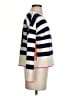 Vilagallo 100% Wool Stripes Ivory Blue Cardigan Size S - photo 4