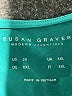 Susan Graver Teal 3/4 Sleeve Top Size 2X - photo 6