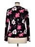 DressBarn Floral Black Long Sleeve Blouse Size XL - photo 2