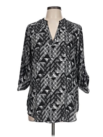 Decree 3/4 Sleeve Blouse (view 1)