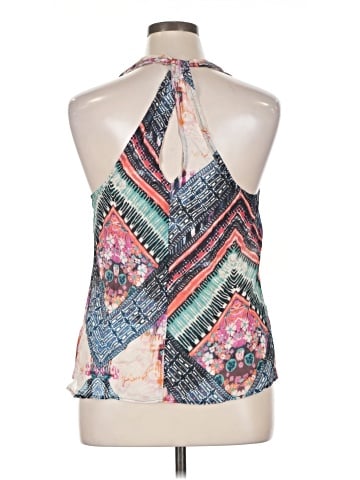 Lavender Brown Sleeveless Blouse (view 2)