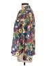 Talbots Floral Multi Color Blue Long Sleeve Button-Down Shirt Size L - photo 5