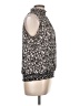 Serenade 100% Polyester Silver Sleeveless Blouse Size L - photo 4