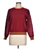 Zara Color Block Burgundy Pullover Sweater Size L - photo 1