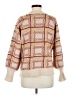 Notes Du Nord Plaid Tan Pullover Sweater Size M - photo 2