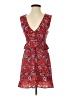 Nightwalker 100% Polyester Print Red Casual Dress Size S - photo 1