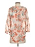 LC Lauren Conrad 100% Polyester Orange 3/4 Sleeve Blouse Size XS - photo 2