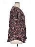 Torrid 100% Polyester Burgundy Short Sleeve Blouse Size 1X Plus (1) - photo 4