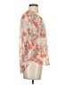 LC Lauren Conrad 100% Polyester Orange 3/4 Sleeve Blouse Size XS - photo 4