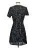 All:Row 100% Polyester Graphic Black Casual Dress Size S - photo 2