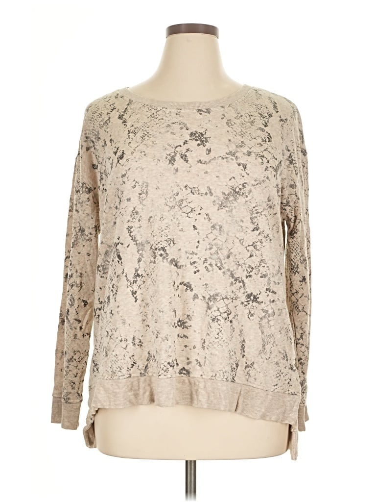 Pre-owned Jane And Delancey Pullover Sweater In Tan
